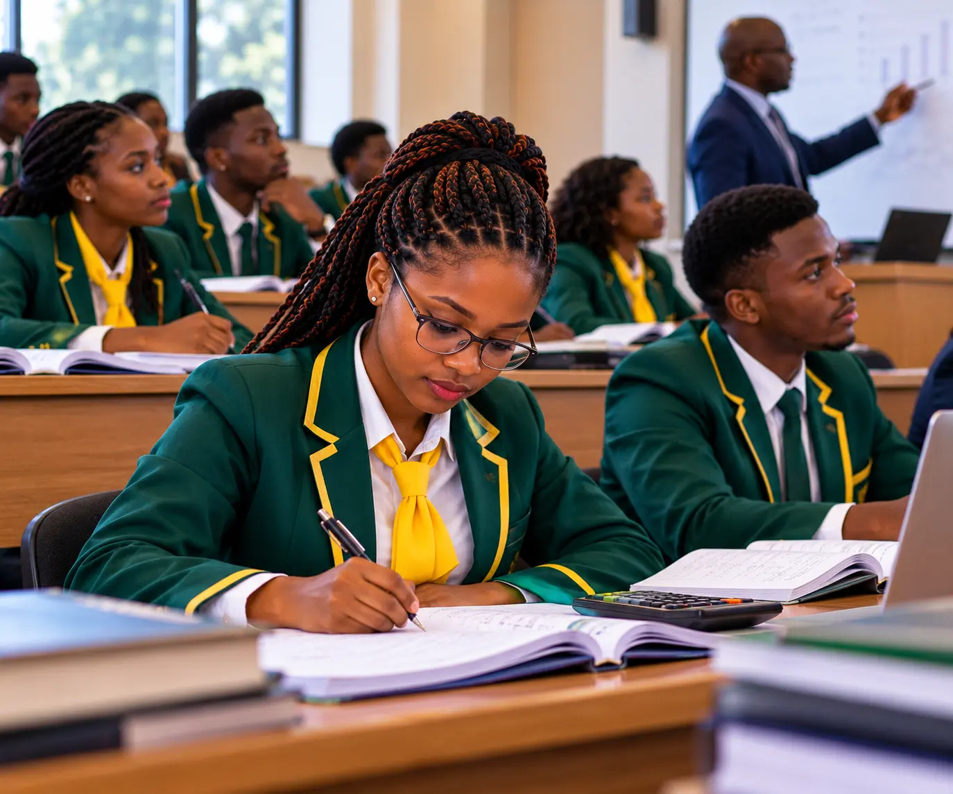 ANPET Training Institute students studying for the KASNEB Certified Public Accountants qualification in accounting, auditing, and financial management.